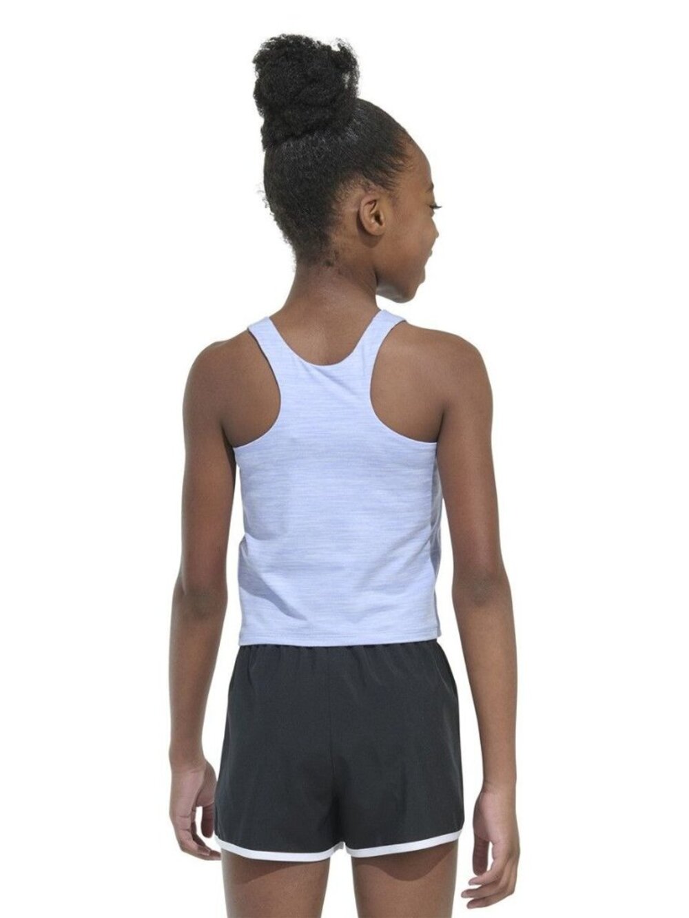 Girls (7-16) Adidas(R) Melange Racerback Training Tank Top - Picture 2 of 4